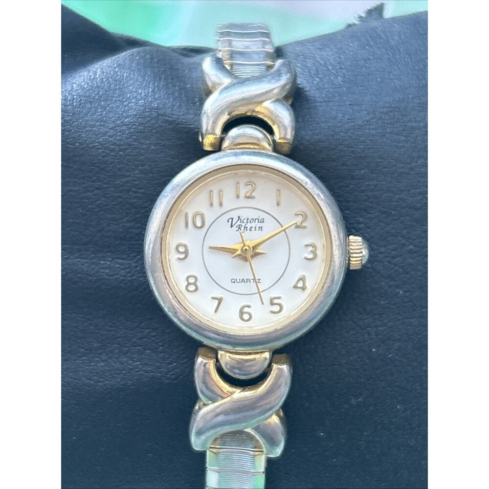 Victoria Rhein Two Tone Stretch Band Women’s Quartz Watch